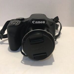 Canon PowerShot SX530 HS Digital Camera Black W/Battery & Charger.